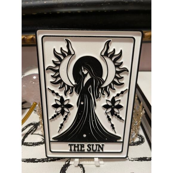 The Sun Tarot Card - Unique 3D Printed Art - Mystical Home Decor - Perfect Gift - Picture 3 of 4